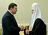 Святейший Патриарх Кирилл встретился с губернатором Свердловской области Е.В. Куйвашевым