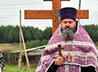 В с. Бичур освятили крест, установленный на месте сгоревшей церкви