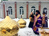 В Берёзовском освятили купола и кресты строящегося храма