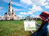 Мастер-класс для юных художников провели в старинном храме с. Новоипатово