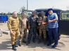 Казаки и воины-афганцы доставили на ЛБС очередной гумконвой