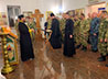 Нижнетагильский священник поучаствовал в богослужении в воинском храме в Чеченской Республике