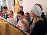 Детский клирос Успенского храма г. Березовского принял участие в Божественной литургии