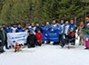 Волонтеры протестировали инклюзивный лыжный маршрут