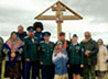 В Невьянске обновили крест великомученику Георгию Победоносцу