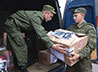 Военные Центрального Военного Округа передали беженцам гуманитарный груз