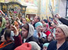 Вербное воскресенье дети храма на Семи Ключах встретили с архипастырем