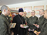 Акция «Подари книгу солдату» продолжается: в 473 учебный центр ЦВО передали духовную литературу