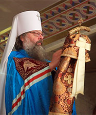 Слово митрополита Кирилла за богослужением в честь 100-летия явления Державного образа Богоматери.