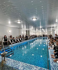 В Православной гимназии состоялось открытие бассейна