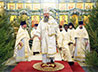 Архиерейская литургия состоялась накануне Крещения в Свято-Троицком соборе Екатеринбурга