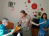 Пансионат «Достойная старость» навестили волонтеры храма на Краснолесье