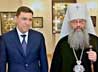 Глава региона и митрополит Кирилл совместно поздравили уральцев с Пасхой