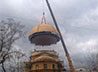 На Введенский храм Ново-Тихвинского монастыря установили купол
