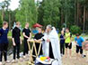 16 трудных подростков приняли Крещение в Рефтинском водохранилище