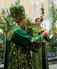 Митрополит Евгений совершит богослужения в праздник Святой Троицы