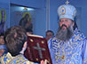 В праздник Рождества Божией Матери владыка Кирилл освятил купол и крест для храма Ксении Петербургской