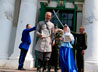 Венчание по казачьим традициям совершили в поселке Быньги