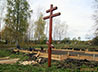 В Басьяновском продолжаются работы по возведению храма свв. Царственных страстотерпцев
