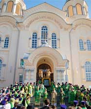 Праздничную литургию в день праведного Симеона совершил сонм архипастырей в Свято-Николаевской Верхотурской обители