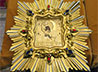 Паломники из Соликамской епархии подарили монастырю на Ганиной Яме список с чудотворной Почаевской иконы Божией Матери