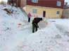 На уроках технологии Богородице-Владимирские школьники укрепили ледяную горку