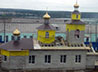 На храм Преображения Господня при ИК-3 (г. Краснотурьинск) установили купола