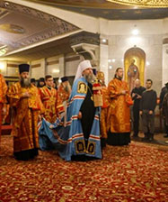 В празднование Собора новомучеников и исповедников Церкви Русской сонм архиереев совершит Божественную литургию в Храме-на-Крови