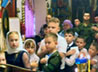 Детскую литургию совершили в храме св. Димитрия Донского