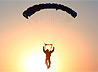 Кадеты казачьего клуба «Лава» совершили первые прыжки с парашютом