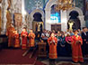 Хоры-победители фестиваля св. Екатерины споют за Архиерейской литургией