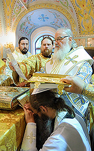 Предстоятель Русской Церкви совершил хиротонию архимандрита Серафима во епископа Каменского и Алапаевского