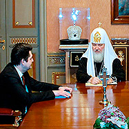 Святейший Патриарх Кирилл принял полномочного представителя Президента России в Уральском федеральном округе