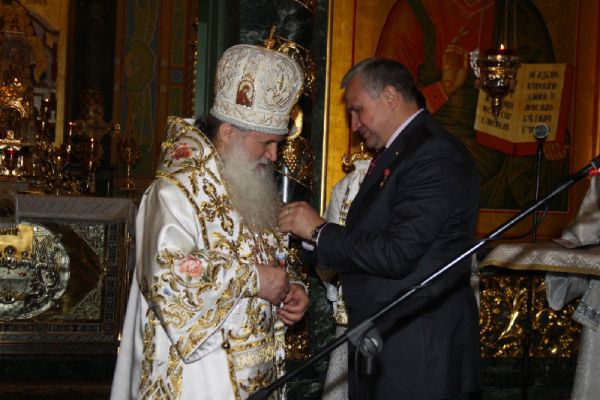 Архиепископ Викентий удостоен почетного знака Российской академии естественных наук